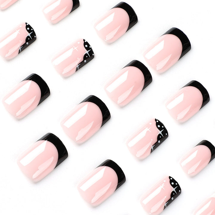 Artful Nail Art with Reflective Accents Bowlift