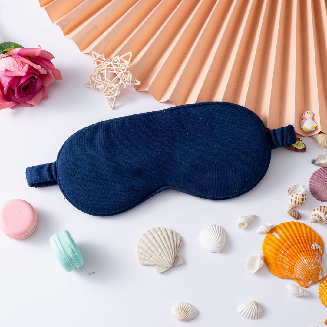 Women's lightweight cotton sleep mask with ergonomic padding and elastic comfort band Bowlift