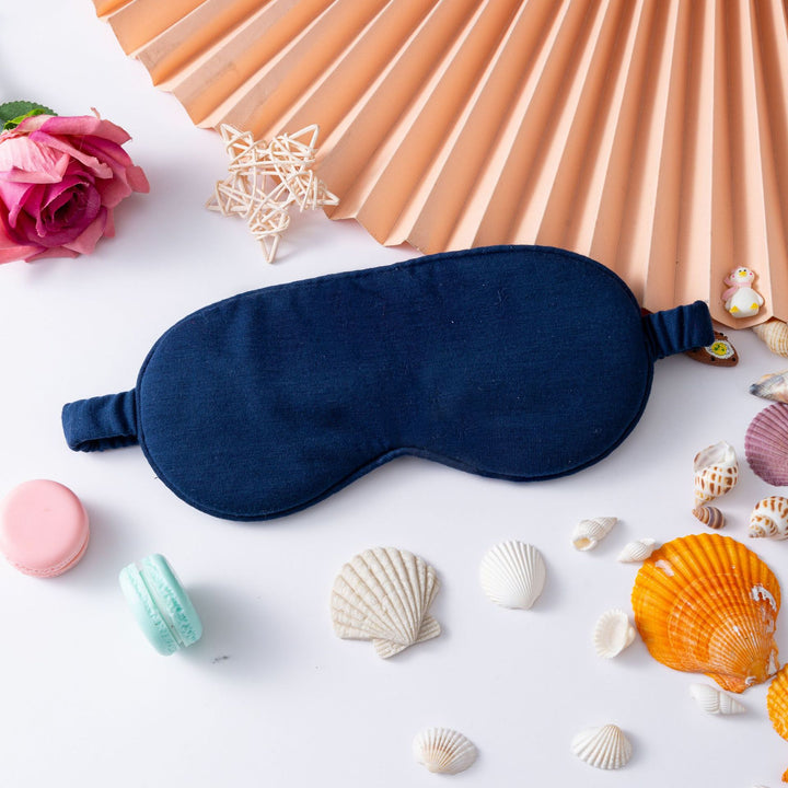 Women's lightweight cotton sleep mask with ergonomic padding and elastic comfort band Bowlift