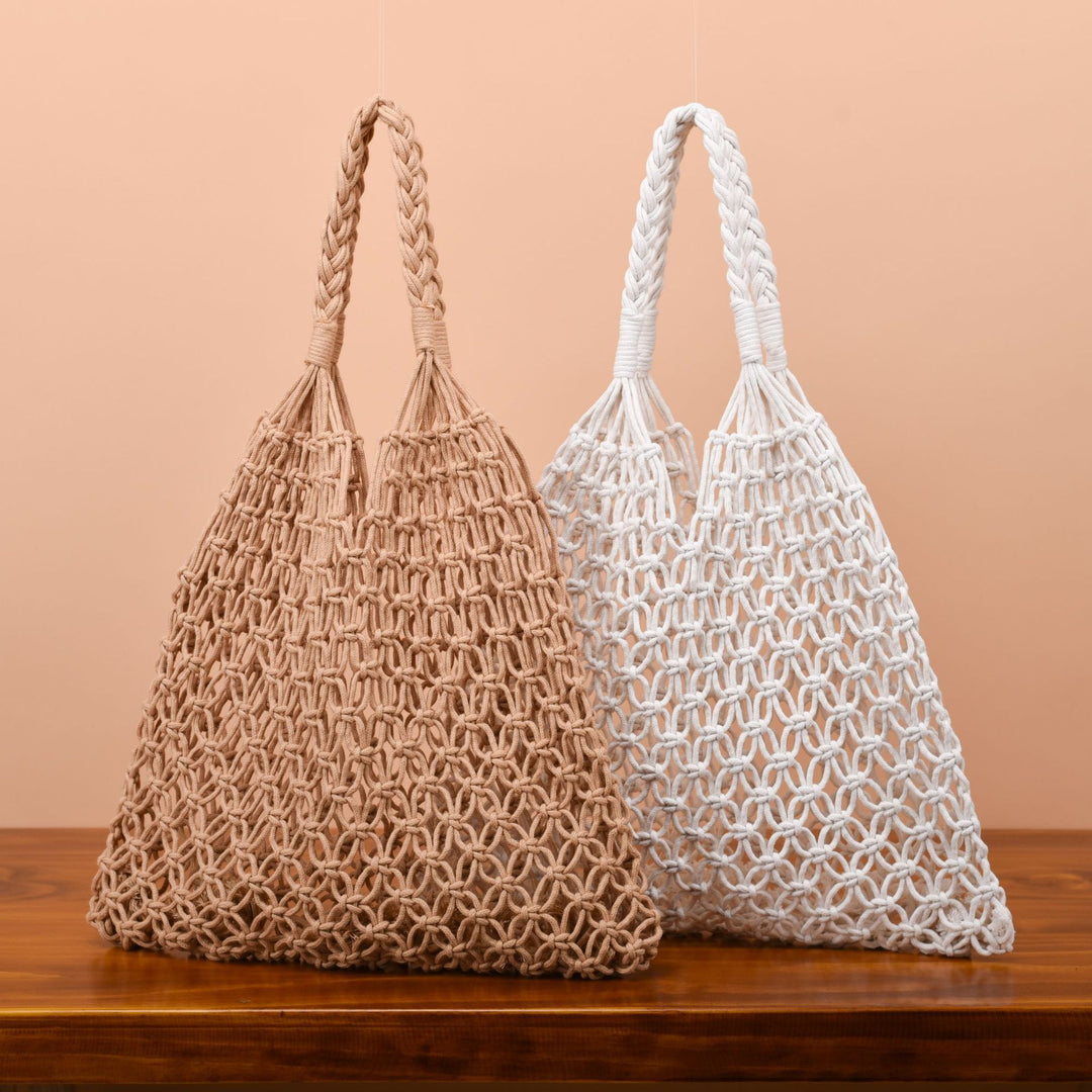 Handcrafted Mesh Bag Bowlift