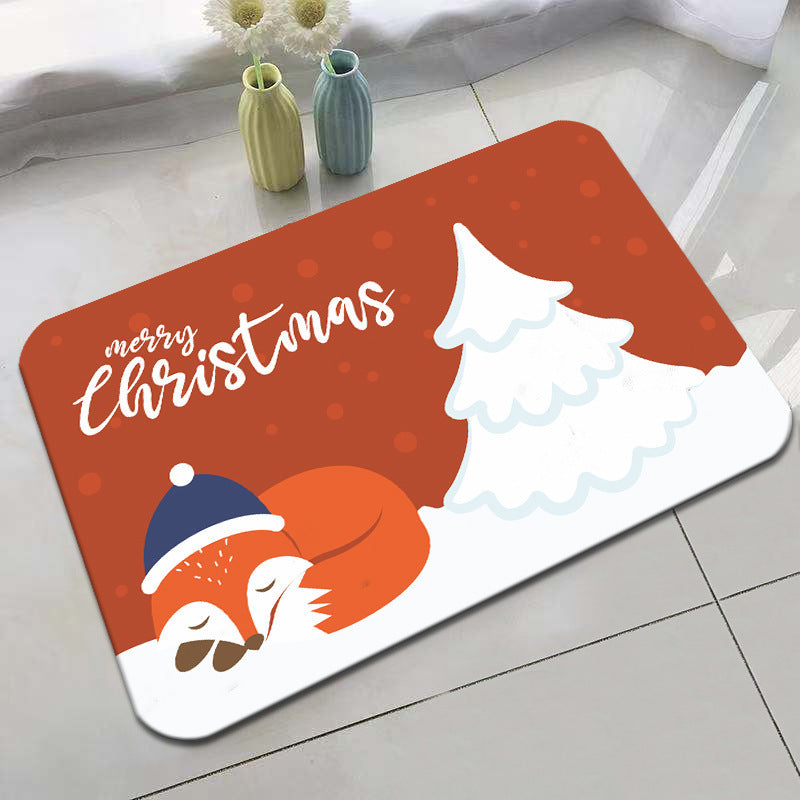 Festive Holiday-Themed Bath Mat Bowlift