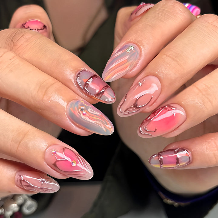 Artistic Gel Nail Design Bowlift 1787543105