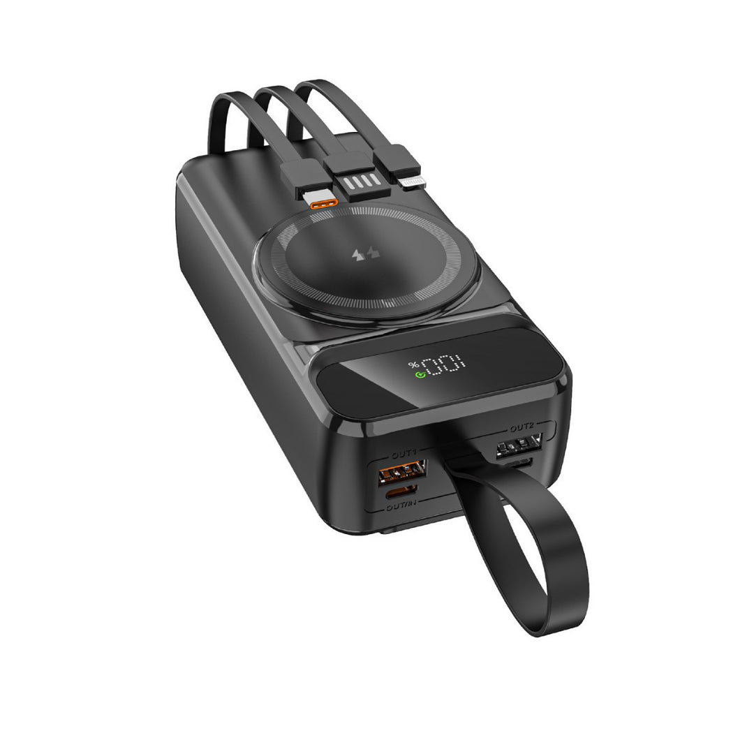 Portable Wireless Powerbank with Intelligent Charging Management and Digital Display Bowlift