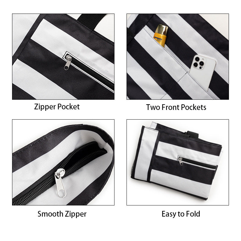 Spacious beach bag with practical outer pockets Bowlift