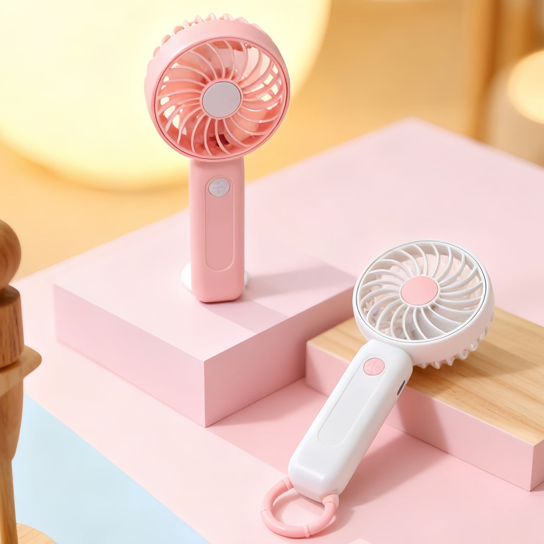 Women's Portable Mini Fan with USB Charging Function and Ergonomic Design Bowlift