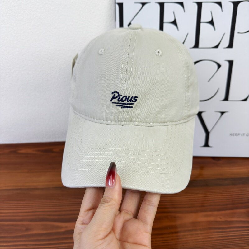 Men's Classic Distressed Adjustable Cap Bowlift