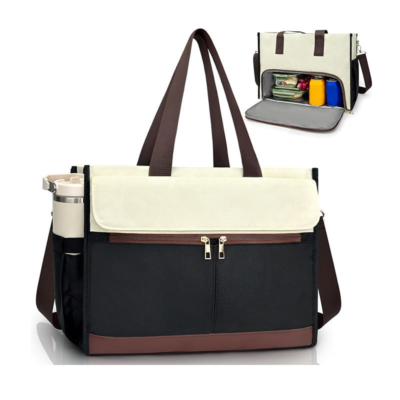 Multifunctional Business Bag with Insulating Interior Compartment Bowlift