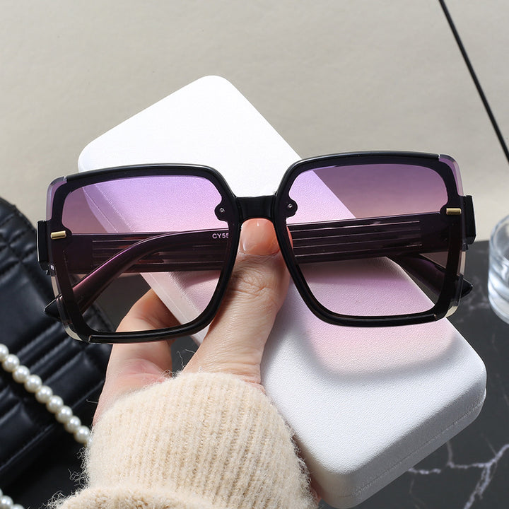 Women's square sunglasses with trendy geometric design Bowlift
