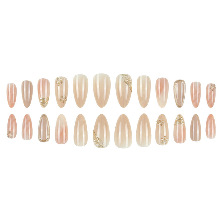 Elegant Stiletto Press-On Nail Art Set Bowlift