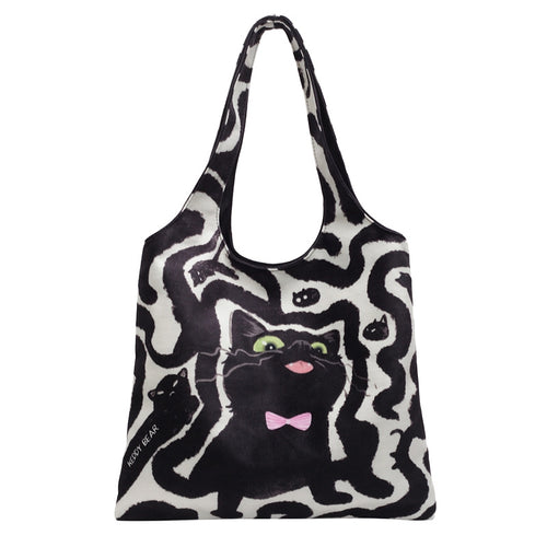 Shoulder bag with playful cat motif Bowlift