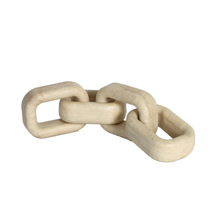 Decorative Wooden Link Necklace