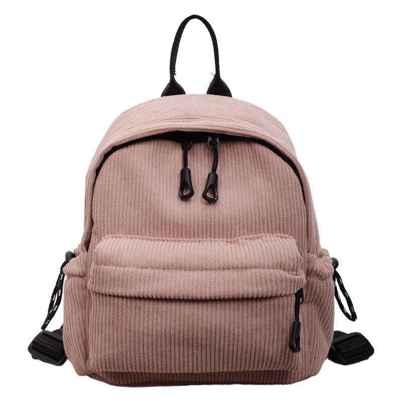 Cord-Backpack with Practical Front Pocket Bowlift