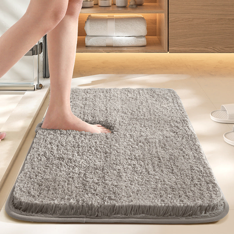 Plush Bathroom Shower Mat Bowlift