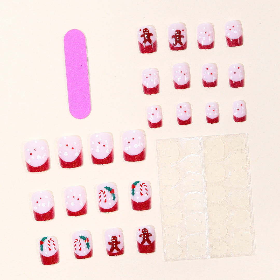 Festive Holiday-Themed Nails Bowlift