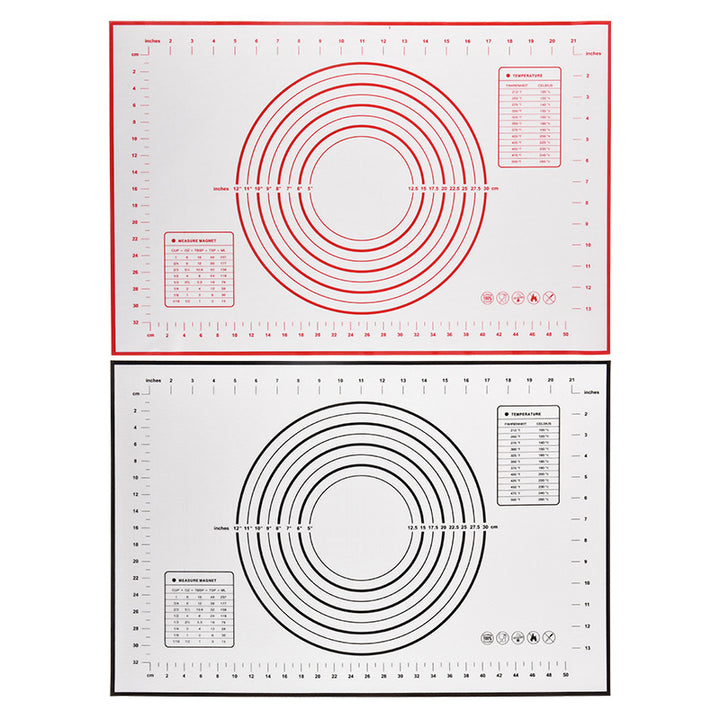 Non-stick baking mat with measurements Bowlift