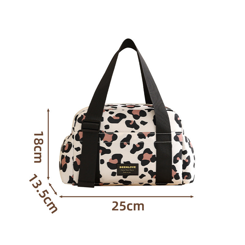 Insulated Lunch Tote with Cute Bow Design Bowlift