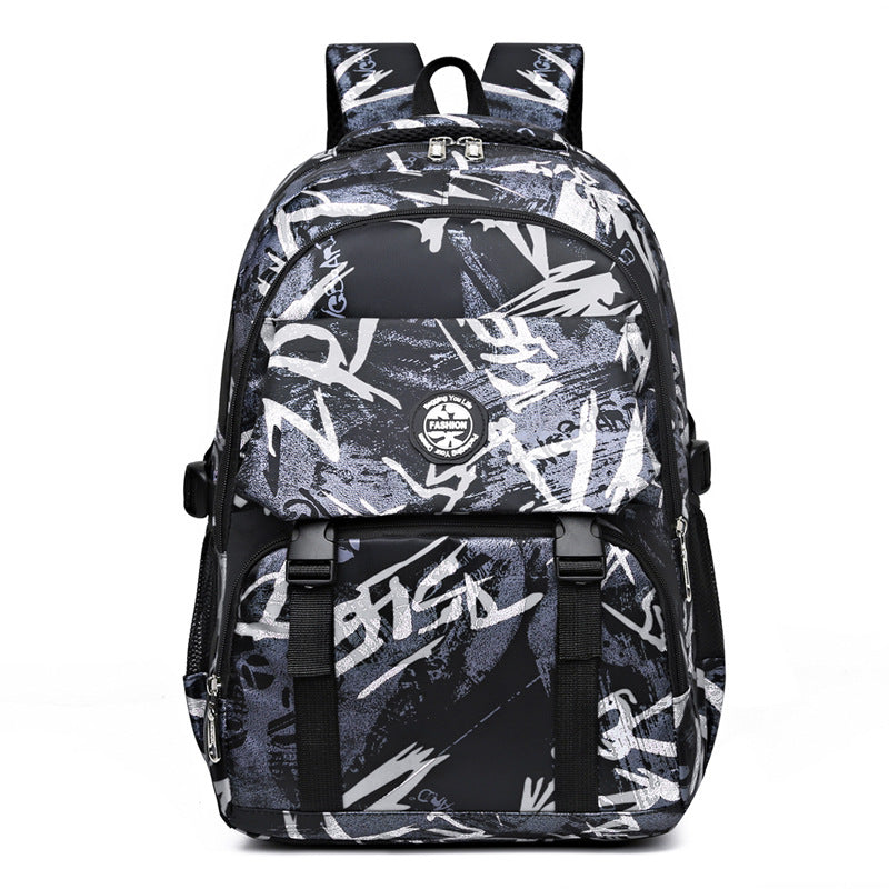 Urban Stylish Graphic Print Backpack