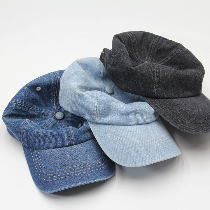 Women's Casual Adjustable Denim Baseball Cap Bowlift