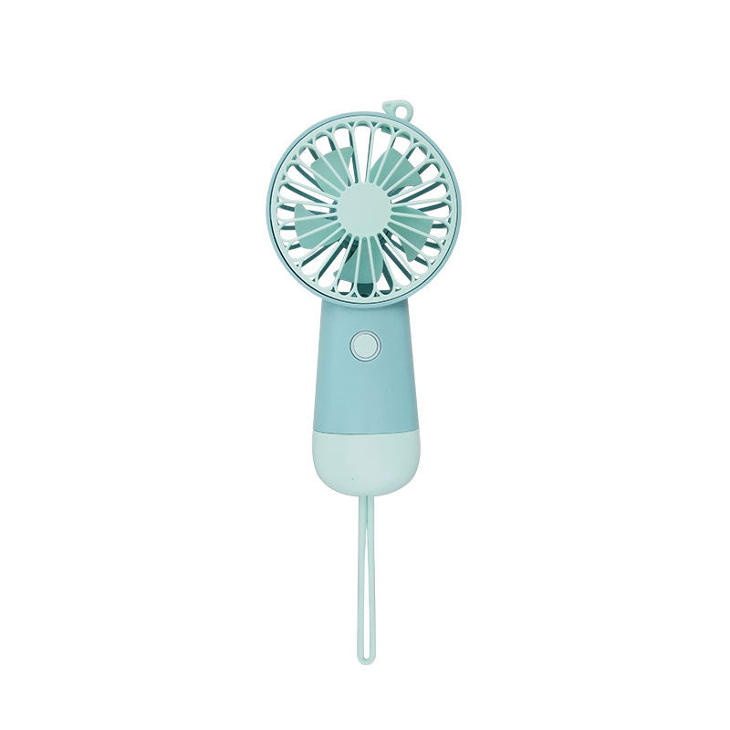 Women's portable handheld fan with ergonomic design and USB charging function Bowlift