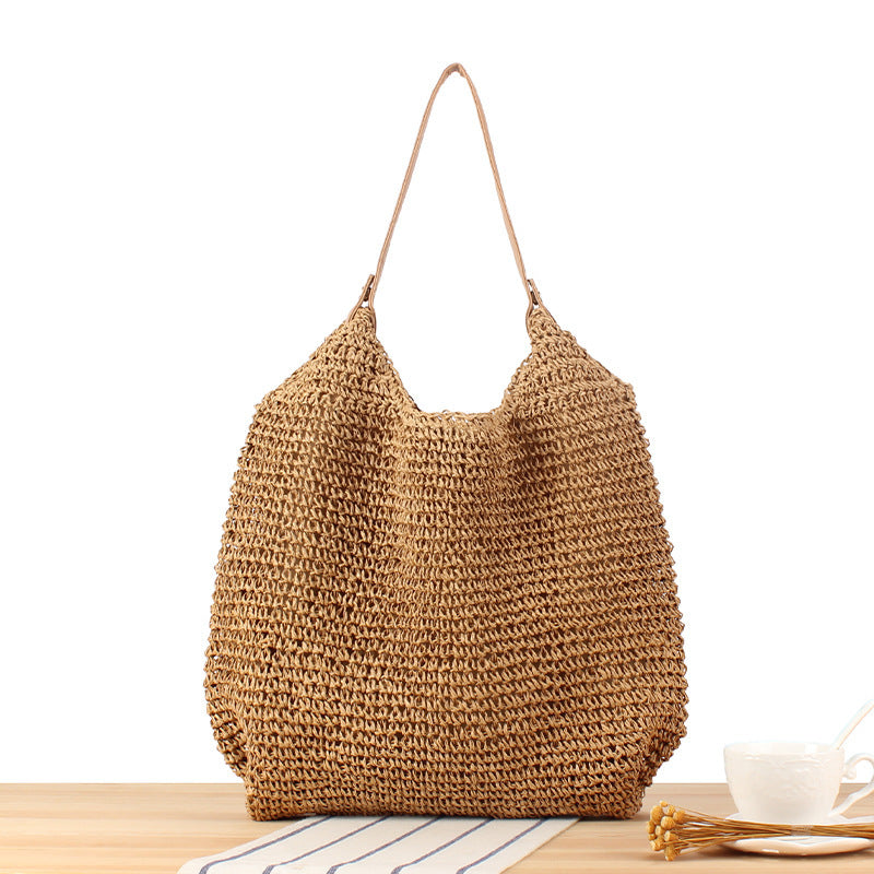 Shoulder bag made of sustainable synthetic braid with sturdy carrying straps Bowlift