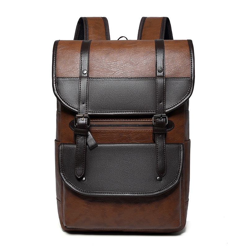 Versatile Leather Backpack Bowlift