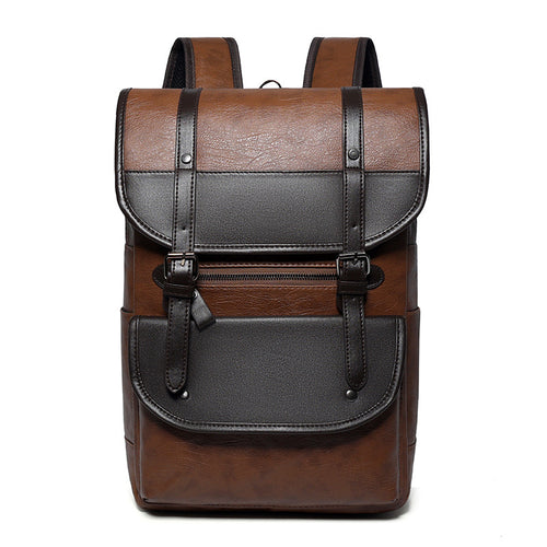 Versatile Leather Backpack Bowlift