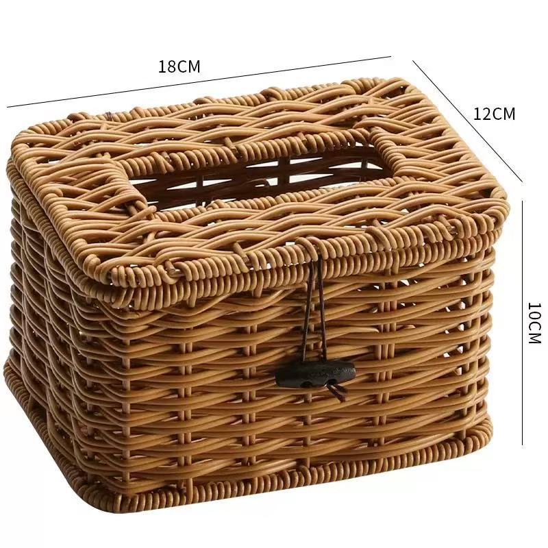 Handcrafted Wicker Storage Box Bowlift