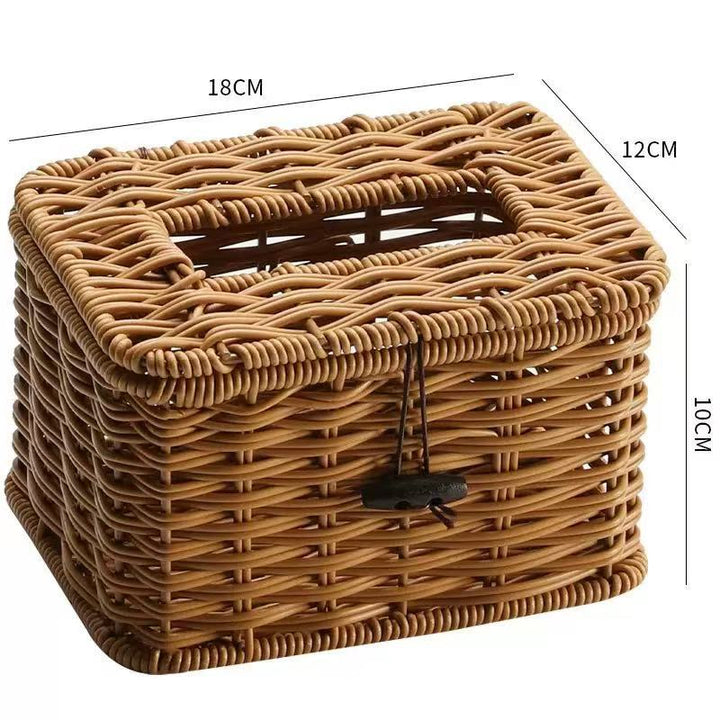 Handcrafted Wicker Storage Box Bowlift
