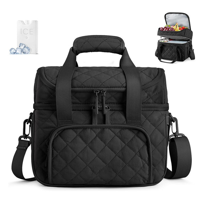 Elegant cooler bag with practical drink holder Bowlift