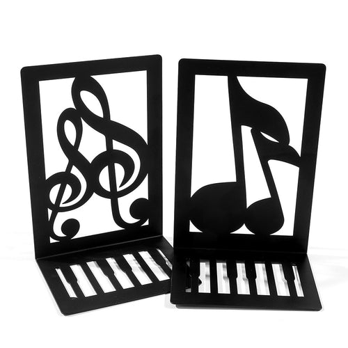 Musical Note Themed Bookends