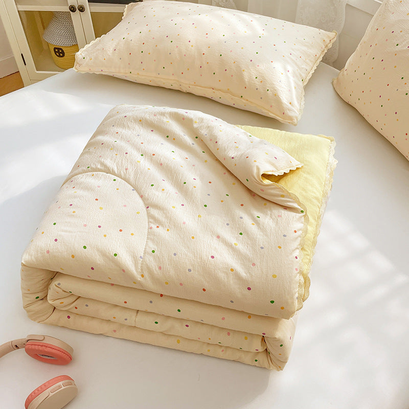 Ladies comfort duvet with delicate floral pattern and high-quality filling Bowlift