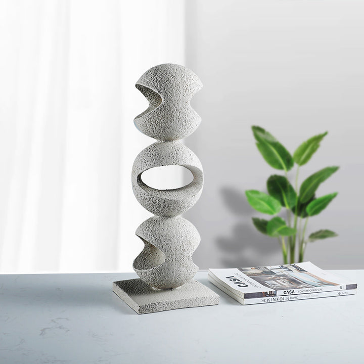 Abstract Geometric Decorative Sculpture