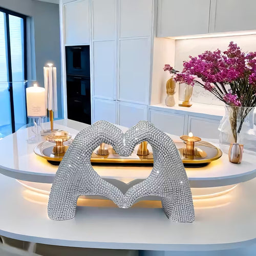 Heart Hand Sculpture Bowlift
