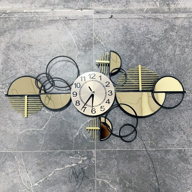 Modern Geometric Wall Clock Bowlift