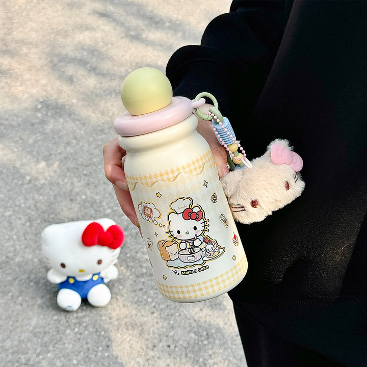 Women Creative Water Bottle with Cute Pendant Bowlift