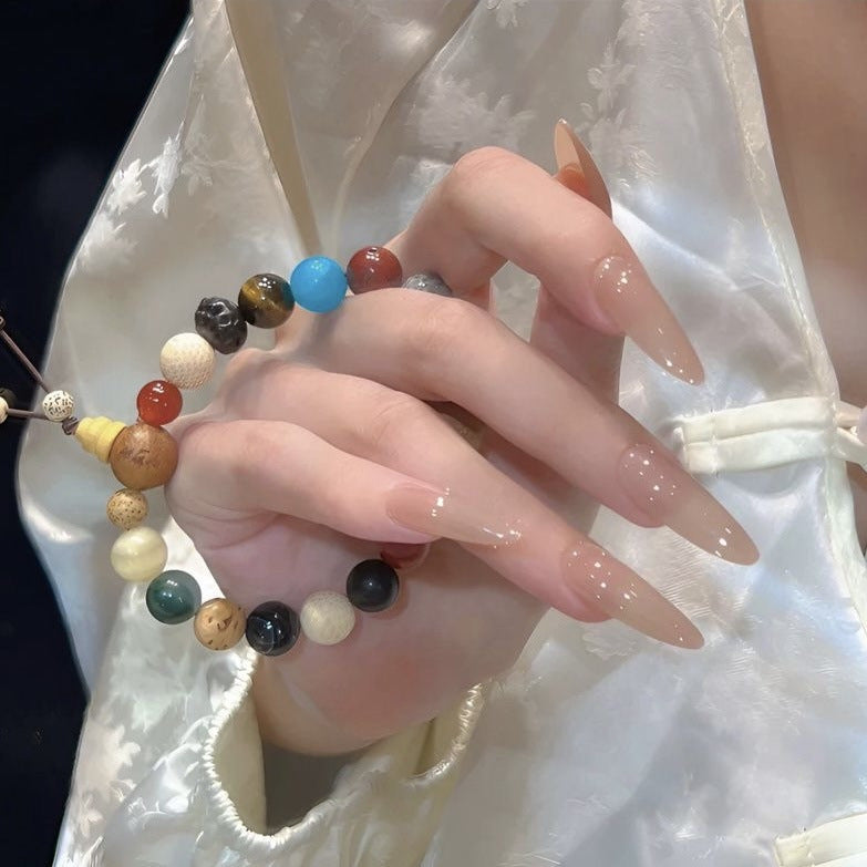 Artificial nails with elegant ombre design Bowlift