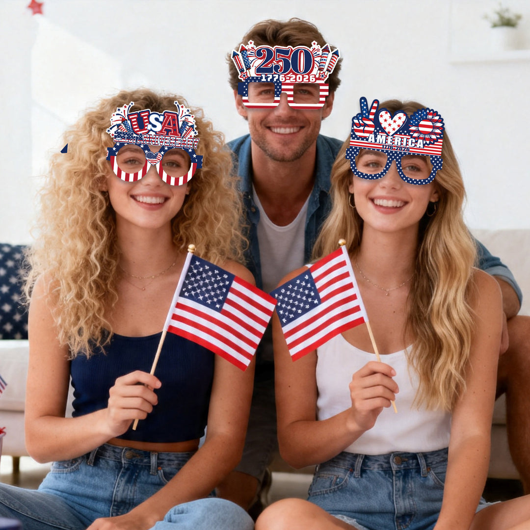 Unisex nan robust PVC gift bags with punched carrying handle and star stripe pattern Bowlift