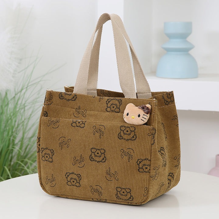 Cute Fun Cartoon Themed Mini Tote Bag Bowlift