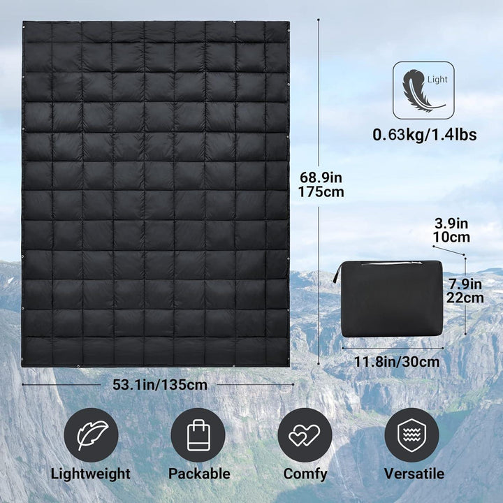 Women's winter blanket with eco-friendly filling Bowlift