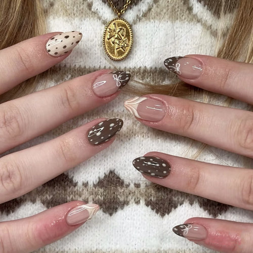 Artful Nail Art with Elegant Accents Bowlift