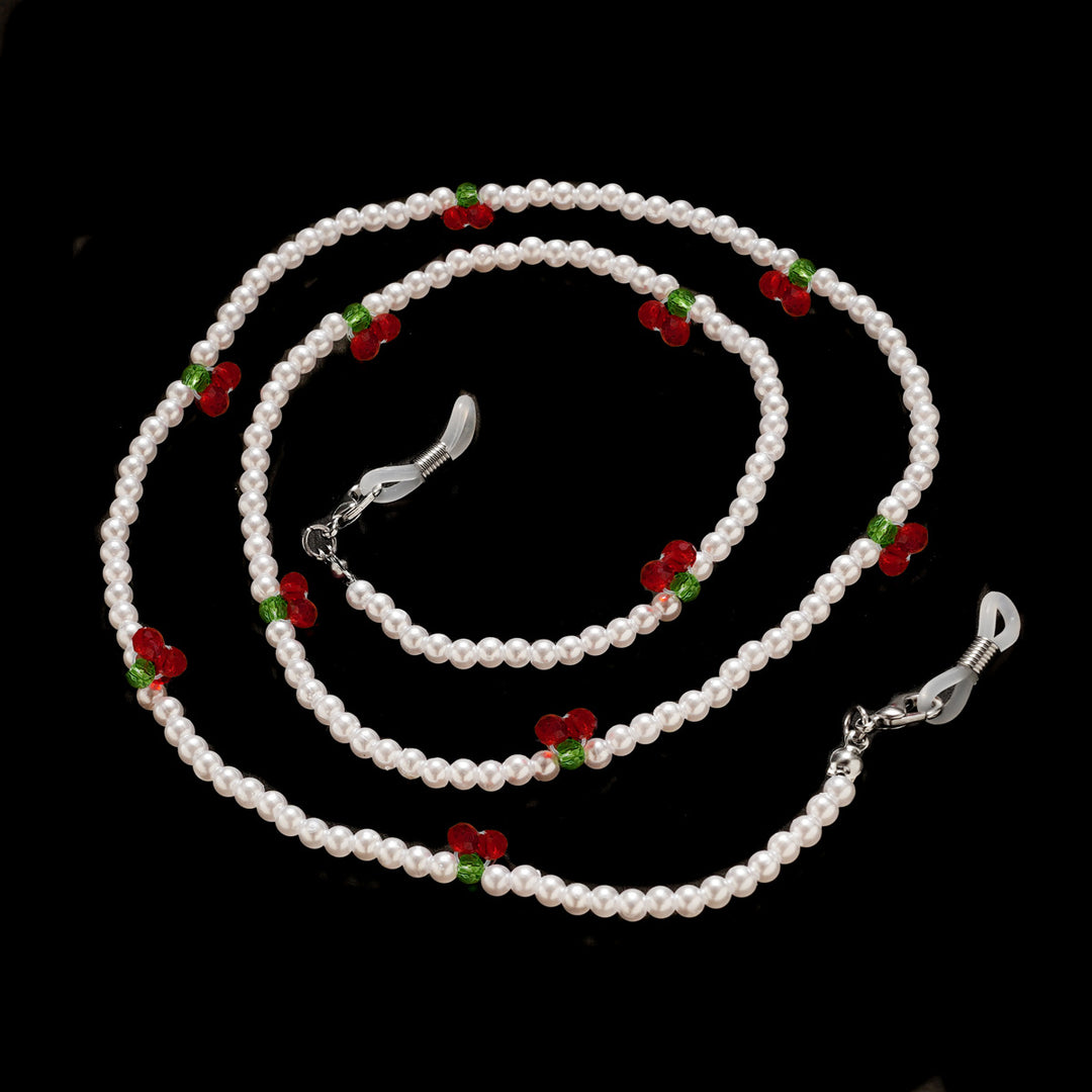 Charming Beaded Eyewear Chain Bowlift
