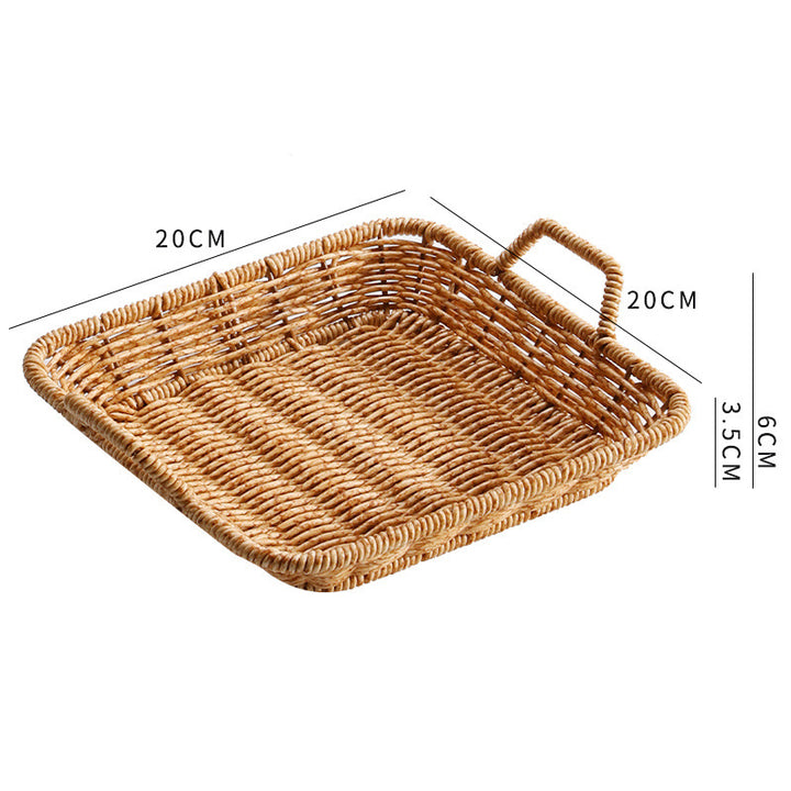 Rectangular Woven Storage Basket Bowlift
