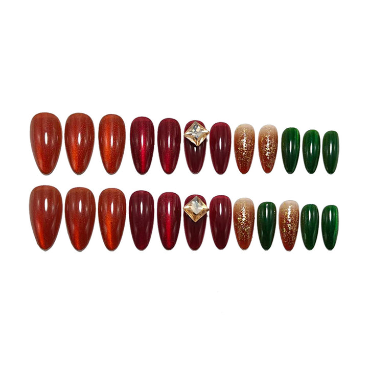 Glamorous Artificial Nails Set Bowlift