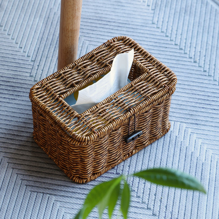 Handwoven Decorative Storage Box Bowlift