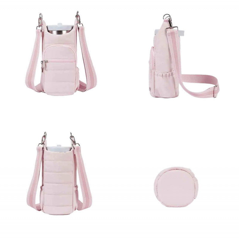 Practical smartphone bag with insulated cup holder Bowlift
