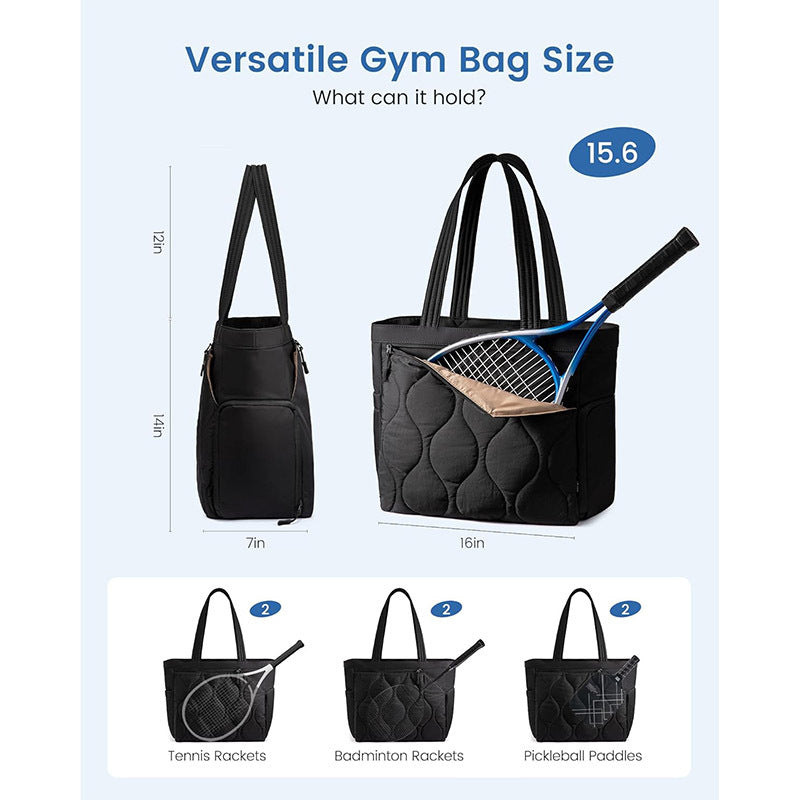 Spacious Tennis Tote Bag Bowlift