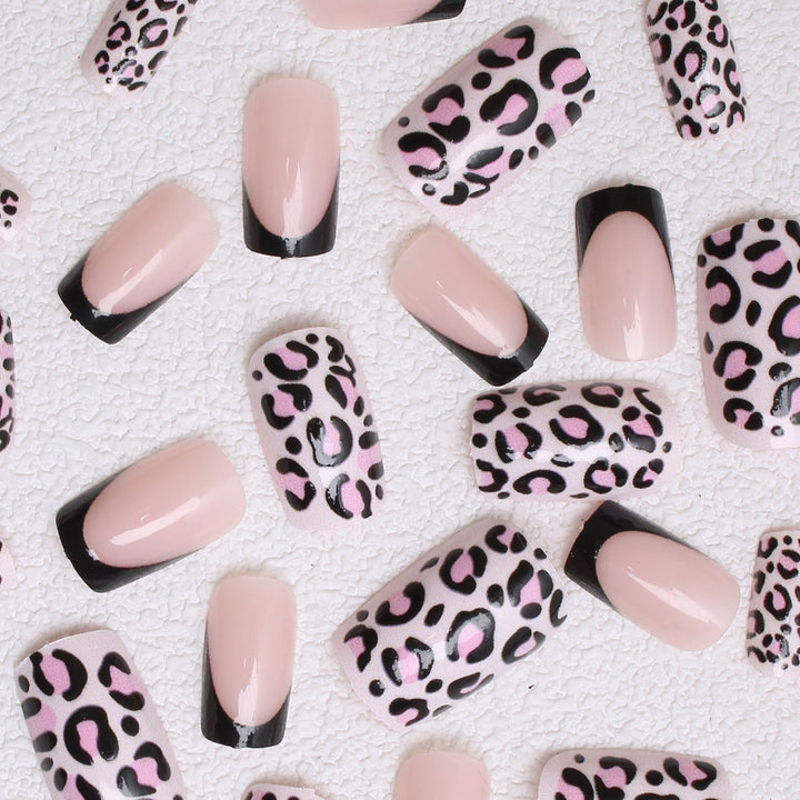 Trendy Animal Print Press-On Nails Bowlift