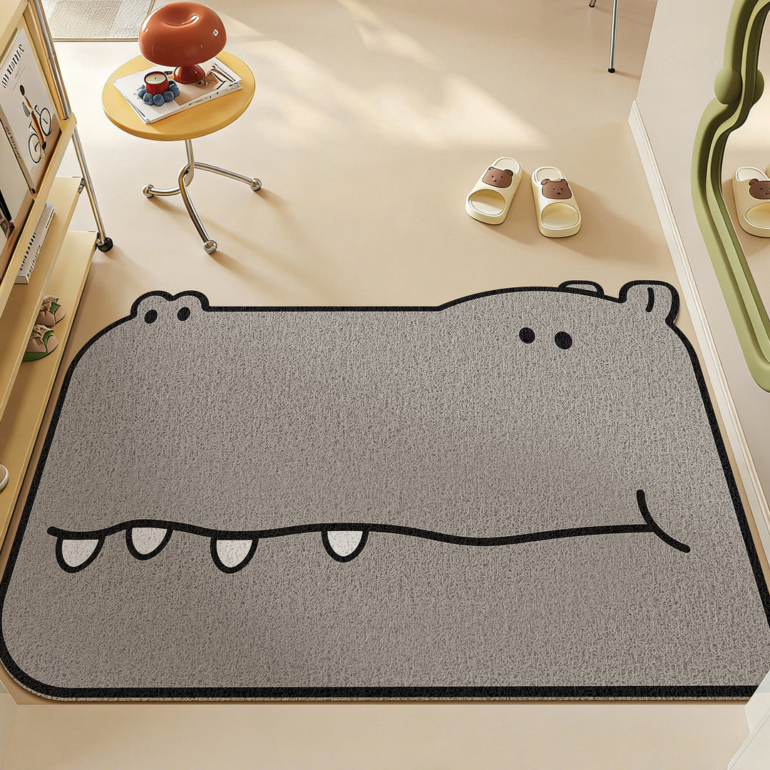 Fun Animal-Themed Plush Area Mat