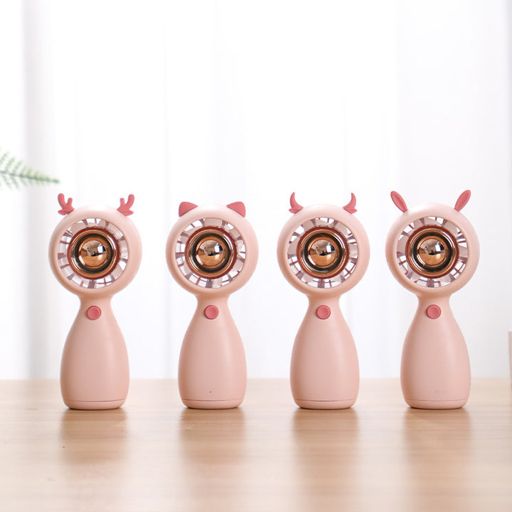 Women's portable mini fan with creative animal ears Bowlift