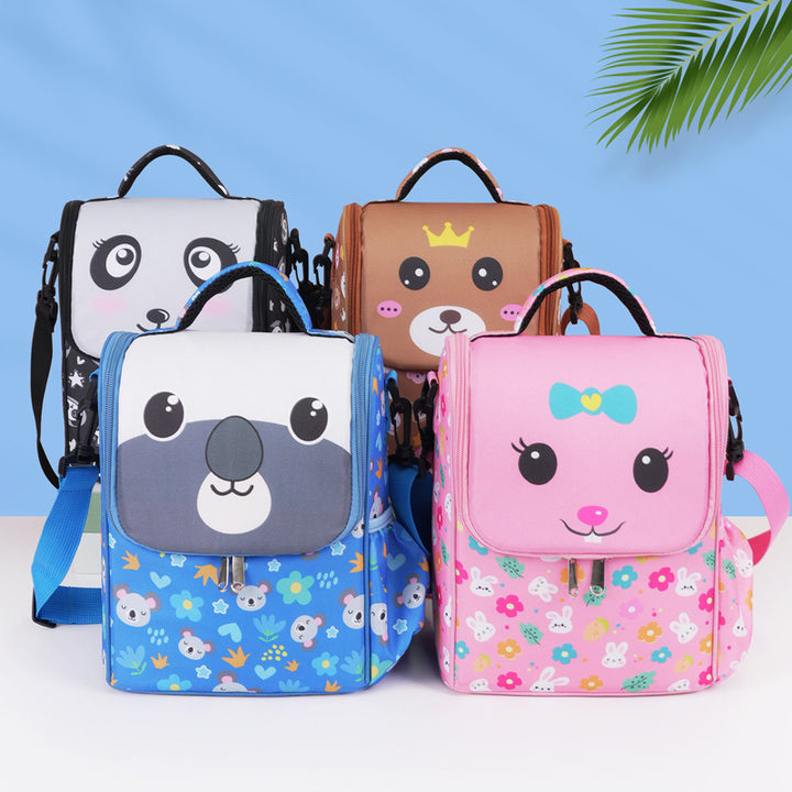 Cute Cartoon-Themed Lunch Carrier Bowlift